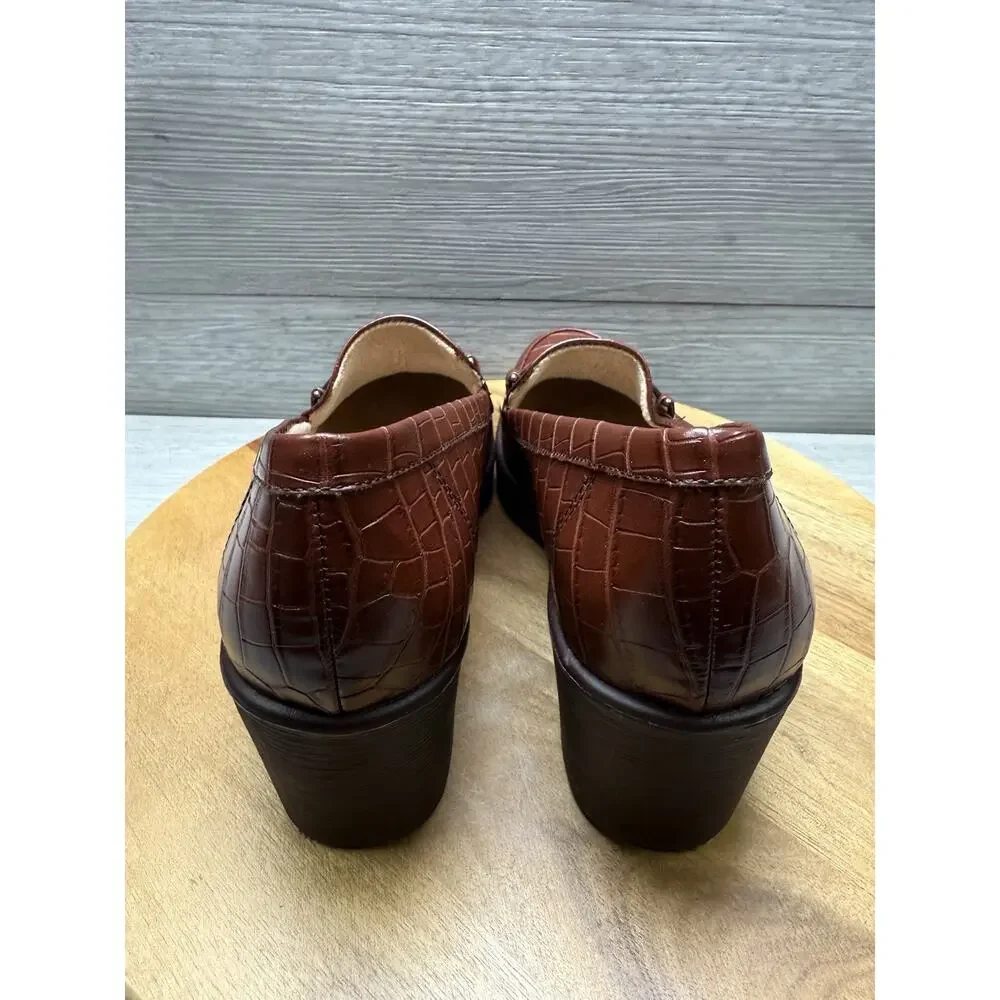 Soul Naturalizer Brown Achieve Slip On Wedge Women’s 7.5 W